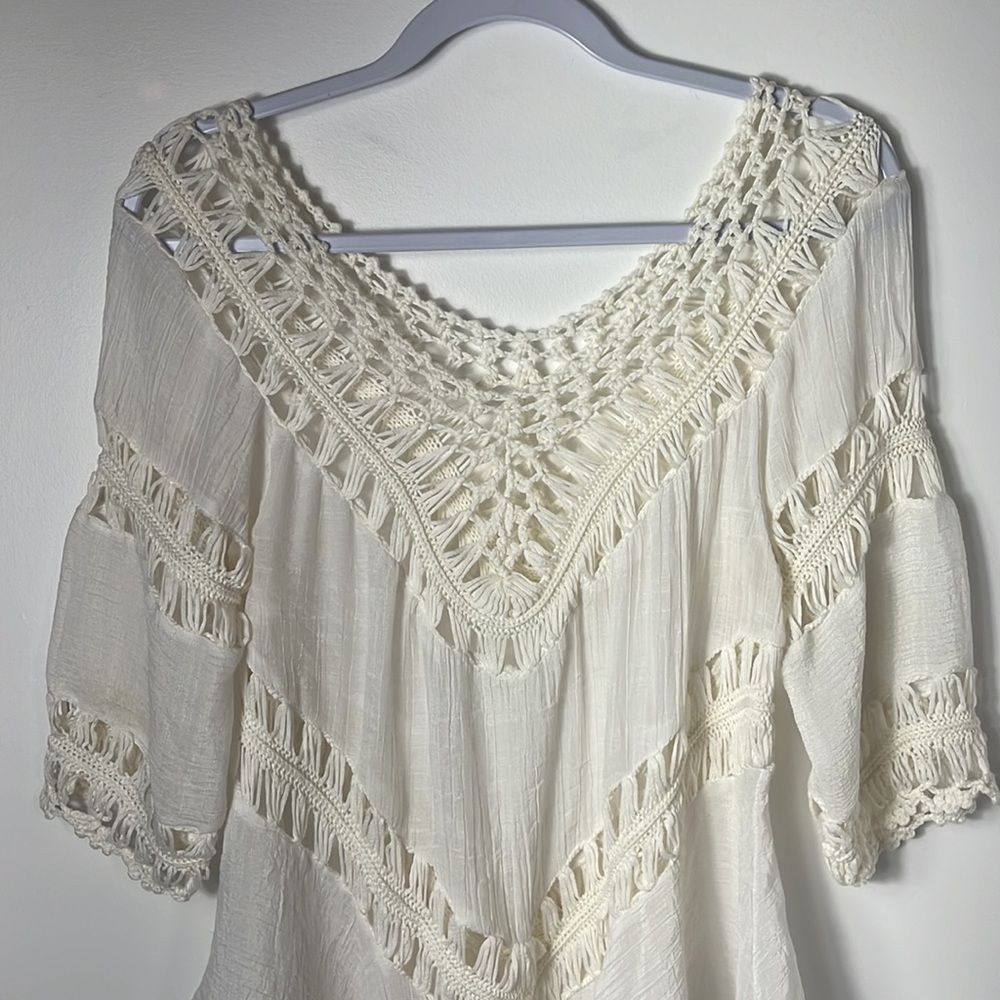 Crochet Flowy Boho Top